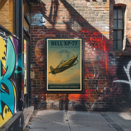 Bell XP-77 Lightweight Fighter Poster