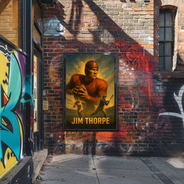 Jim Thorpe A Legendary Athlete Poster