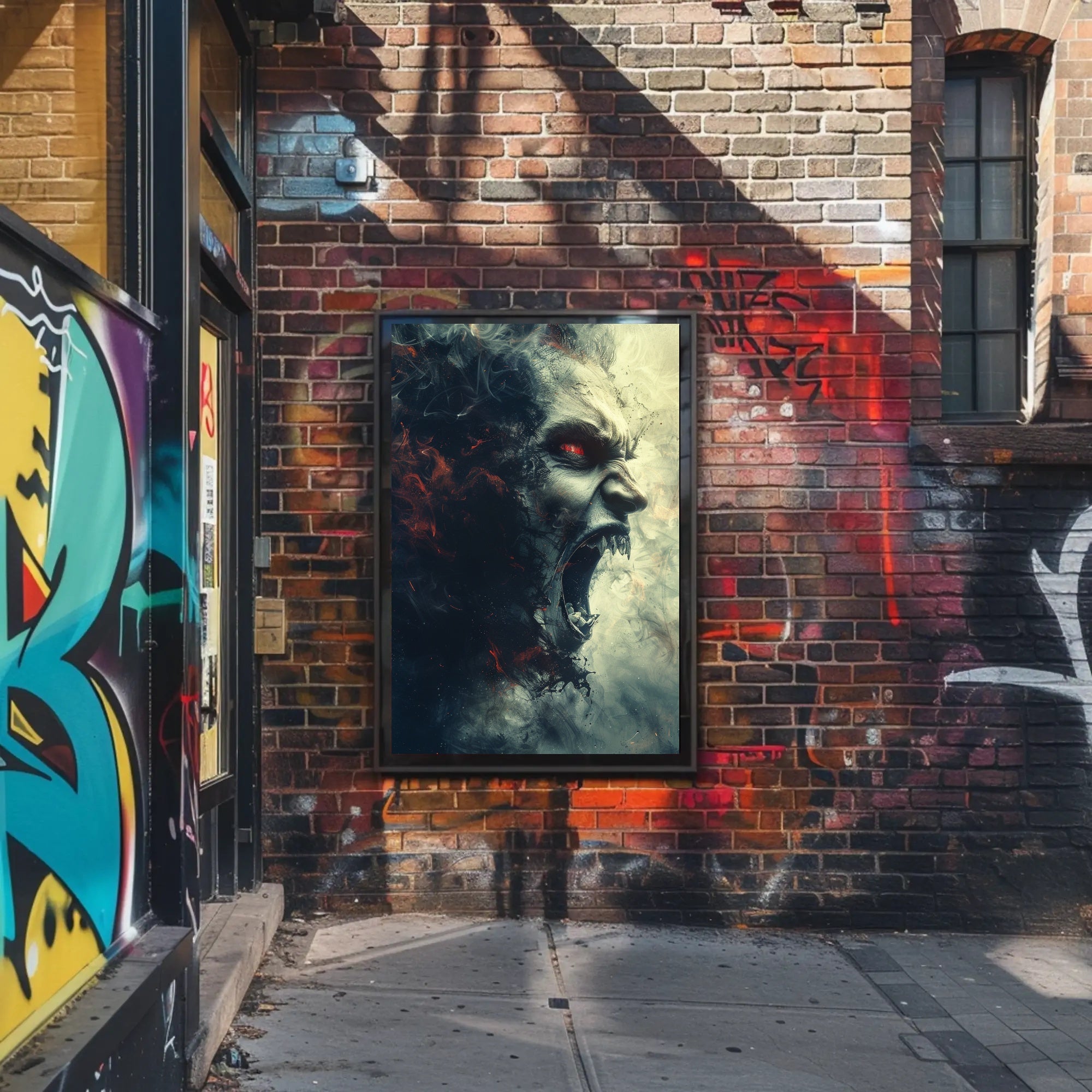 Fiery Fury Poster PosterGoat