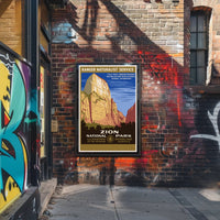 Zion National Park Explore Nature Poster PosterGoat