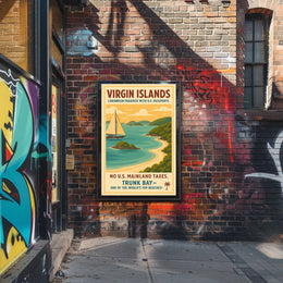 Virgin Islands Caribbean Paradise Poster