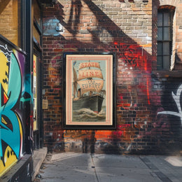 State Line for Europe Poster PosterGoat