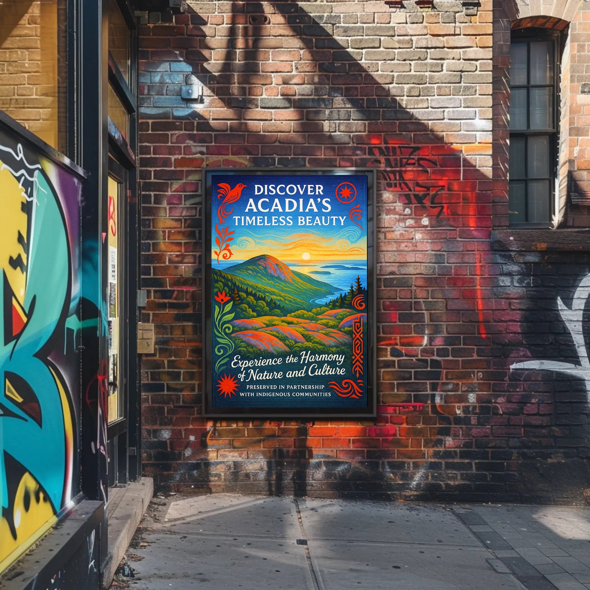 Discover Acadia's Timeless Beauty Poster