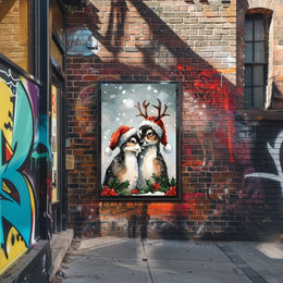 Festive Woodland Friends Poster