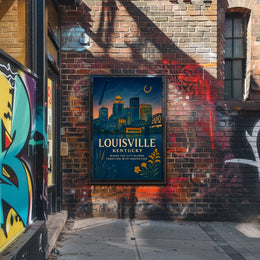 Louisville, Kentucky Tradition Meets Innovation Poster
