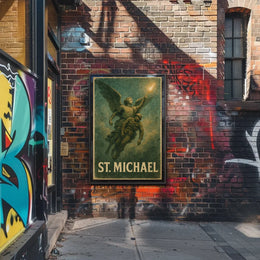 St. Michael Archangel Religious Art Poster