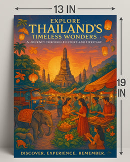 Thai Culture Adventure: Travel Poster