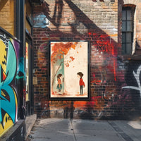 Urban Expressionism Art Deco Style Poster