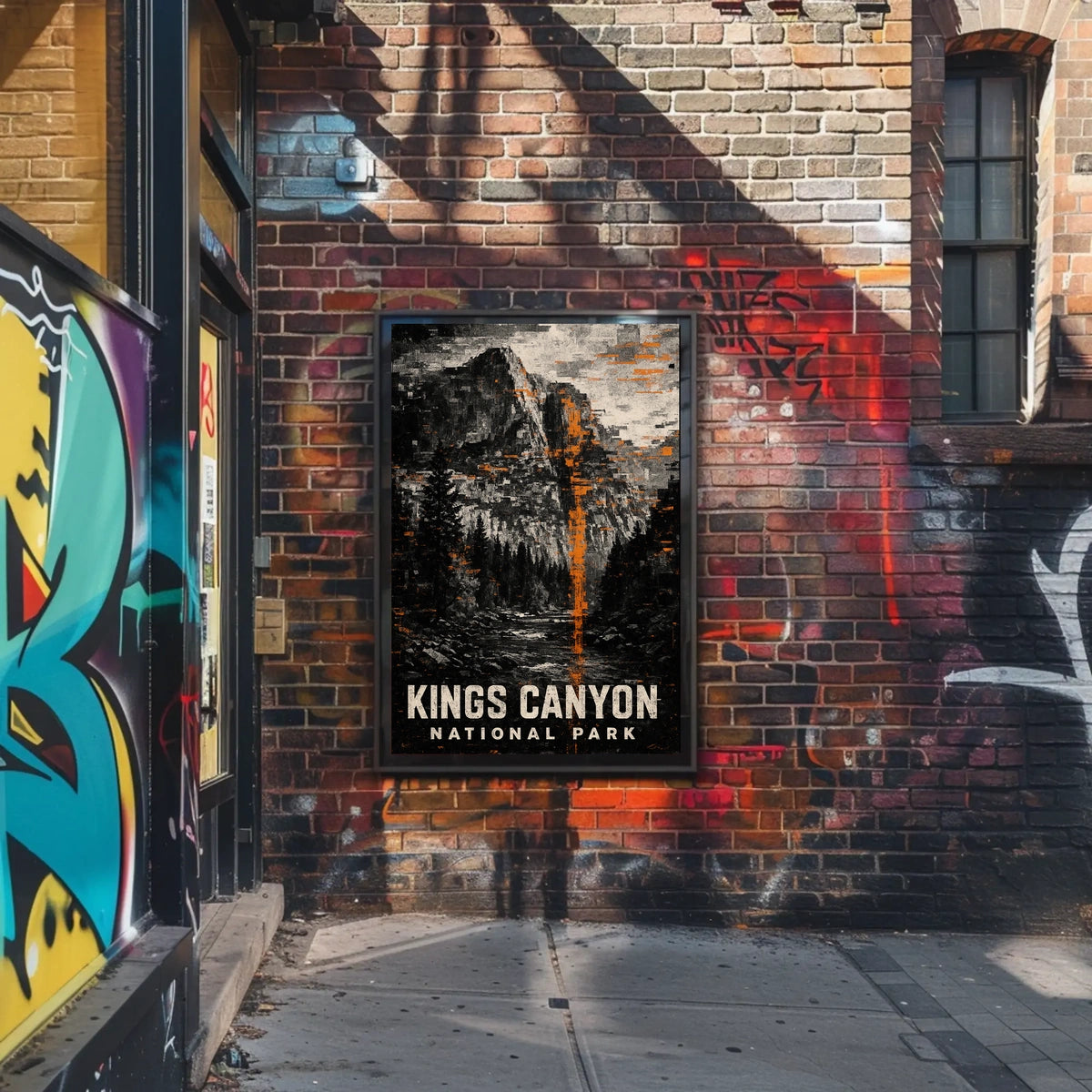 Kings Canyon Scenic National Park Wanderlust Poster