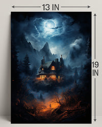 The Enchanted House In The Woods Poster