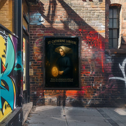 St. Catherine Labouré  The Silent Visionary Poster PosterGoat