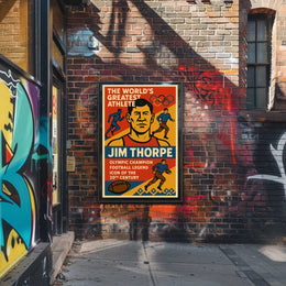 The Worlds Greatest Athlete Jim Thorpe Poster