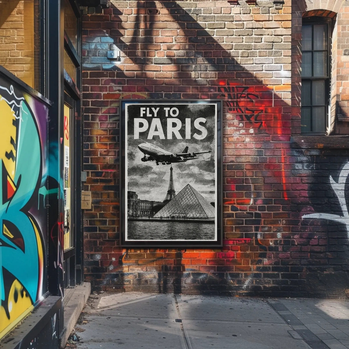 Fly To Paris Poster