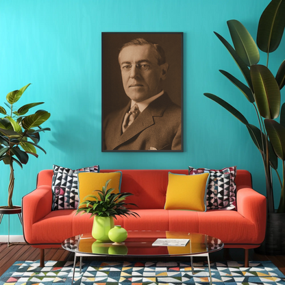 Woodrow Wilson 28th President Sepia Photo