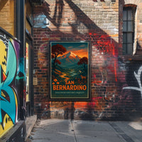San Bernardino Discover Natures Majesty Poster