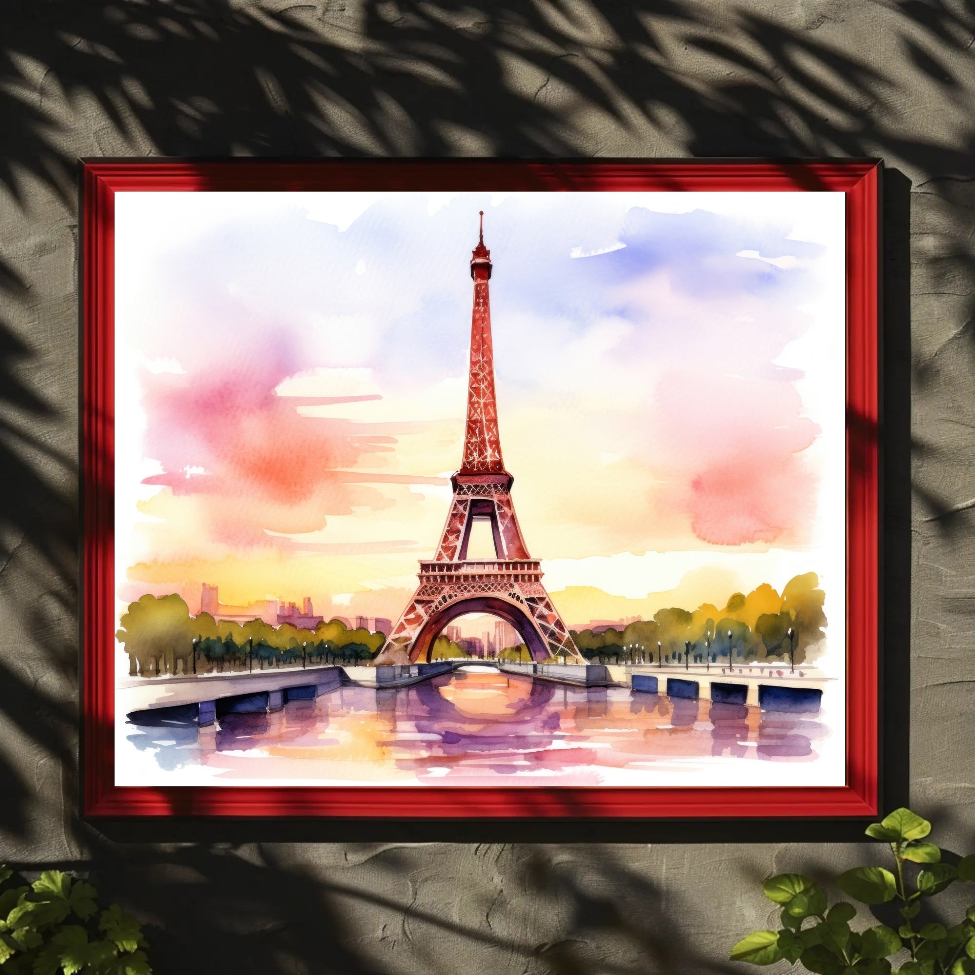 Eiffel Tower at Sunset Poster PosterGoat