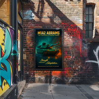 M1A2 Abrams The Vanguard Of Modern Poster