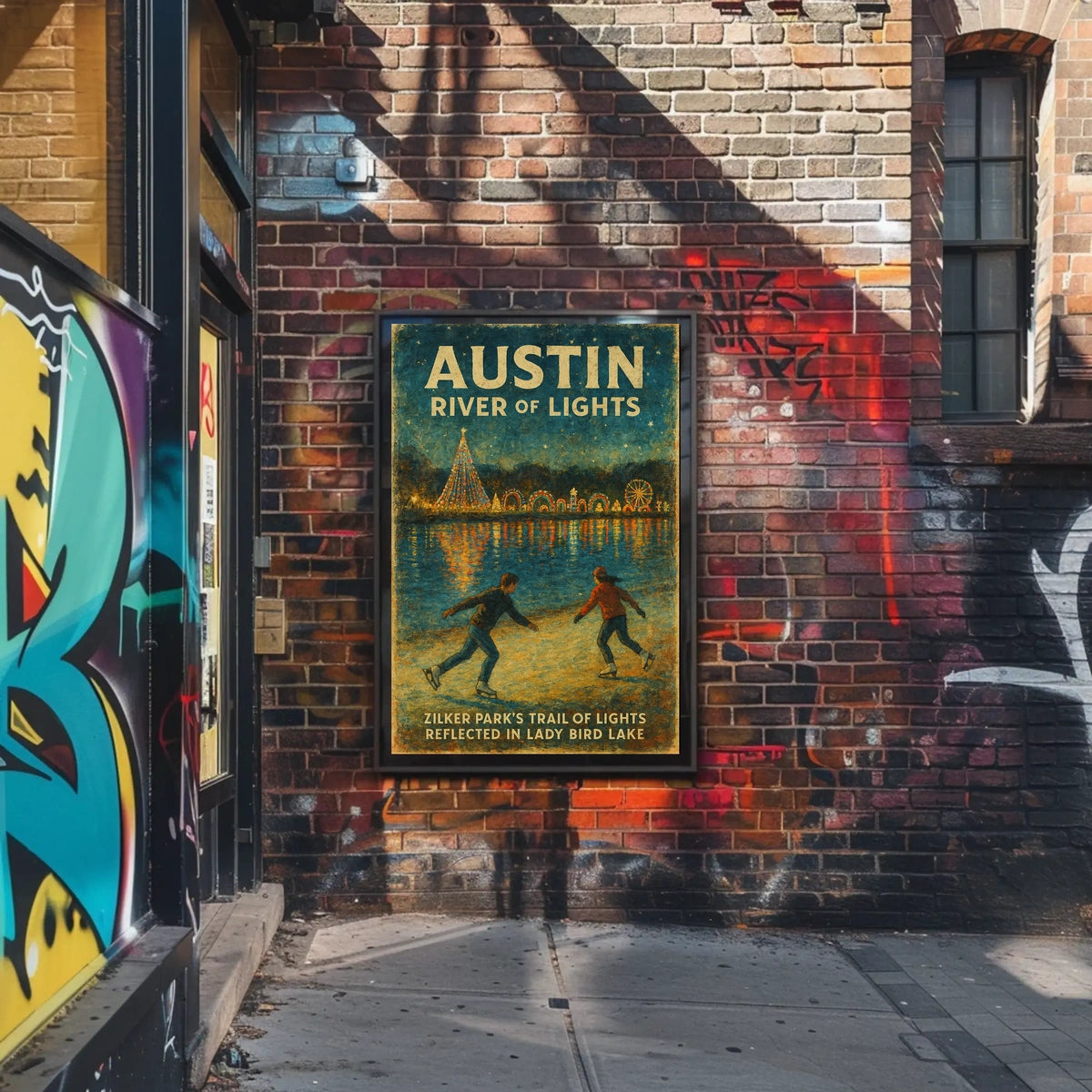 Austin River of Lights Poster