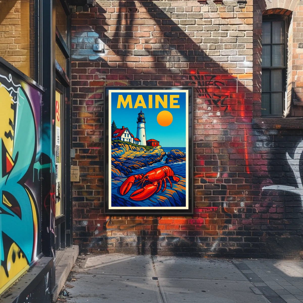 Maine Coastal Charm Poster