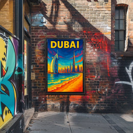 Dubai Skyline Poster