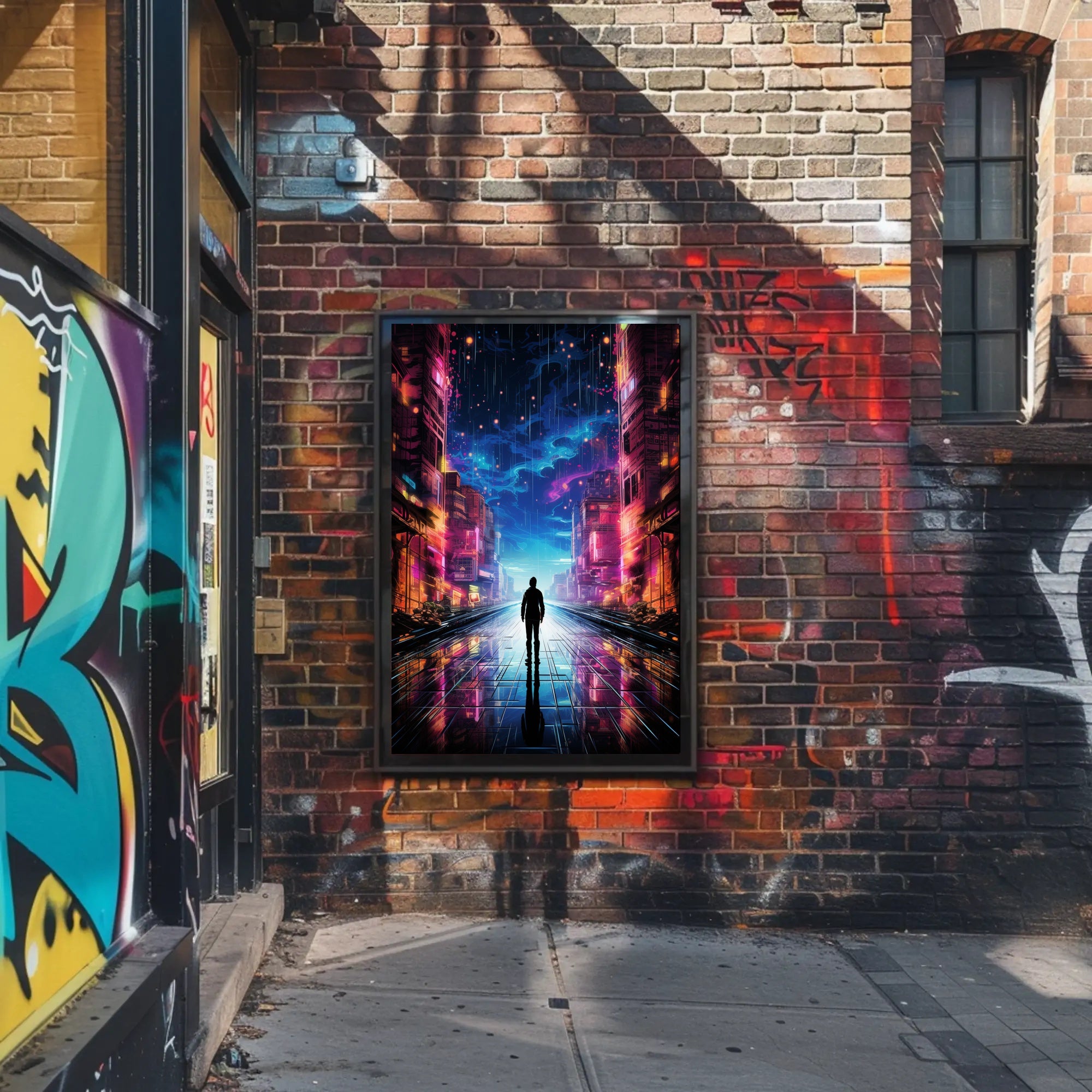 Neon City Dreams Poster