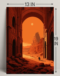 Journey Through The Arches Poster PosterGoat