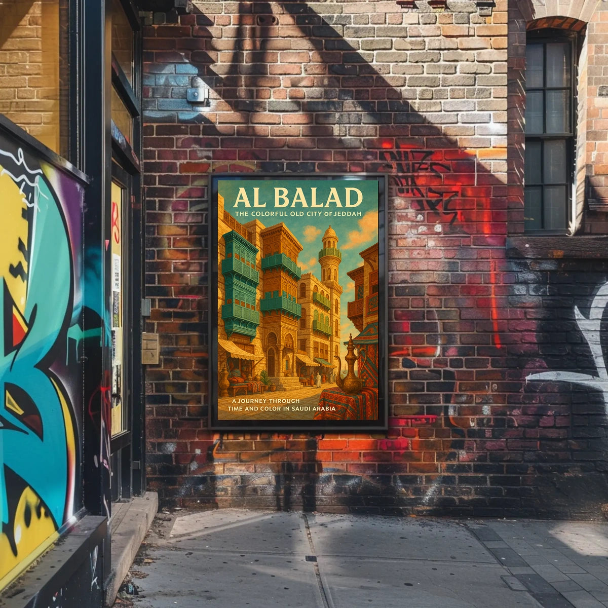 Al Balad The Colorful Old City Of Poster
