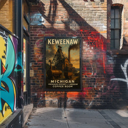 MichiganS Copper Boom Poster