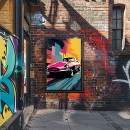 Vibrant Classic Car Poster PosterGoat