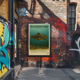 Hillstream Loach Sewellia Lineolata Poster