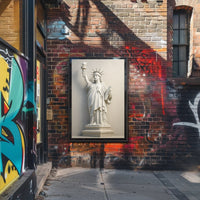 Statue of Liberty Marble Art Historical or Presidential Poster