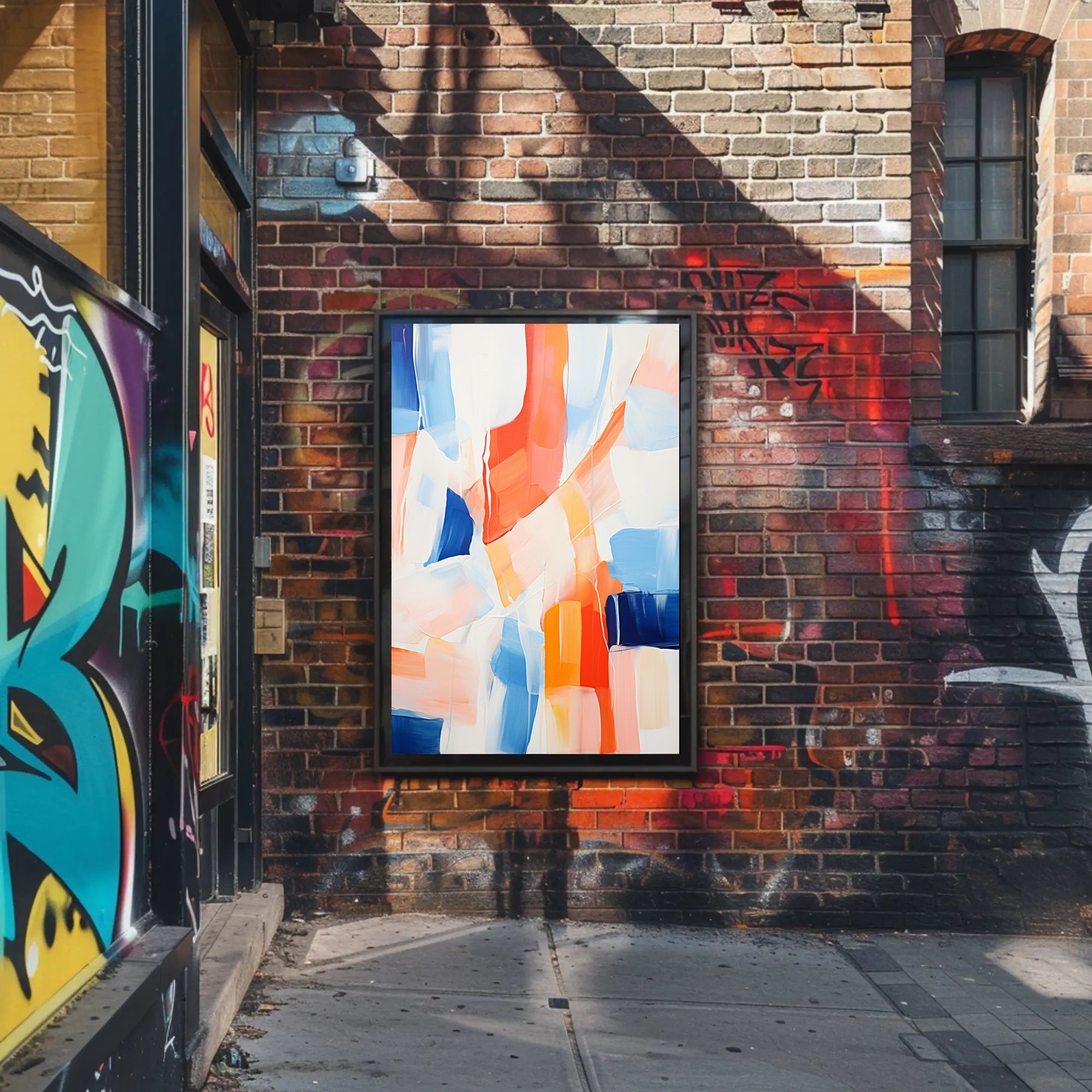 Abstract Color Symphony Abstract Poster