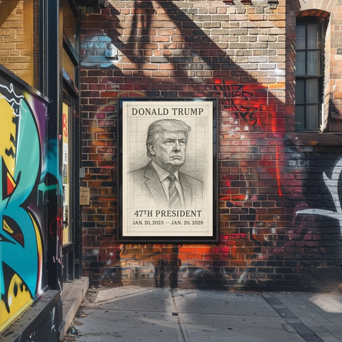 Donald Trump 47th President Poster