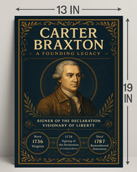 Carter Braxton A Founding Legacy Poster PosterGoat