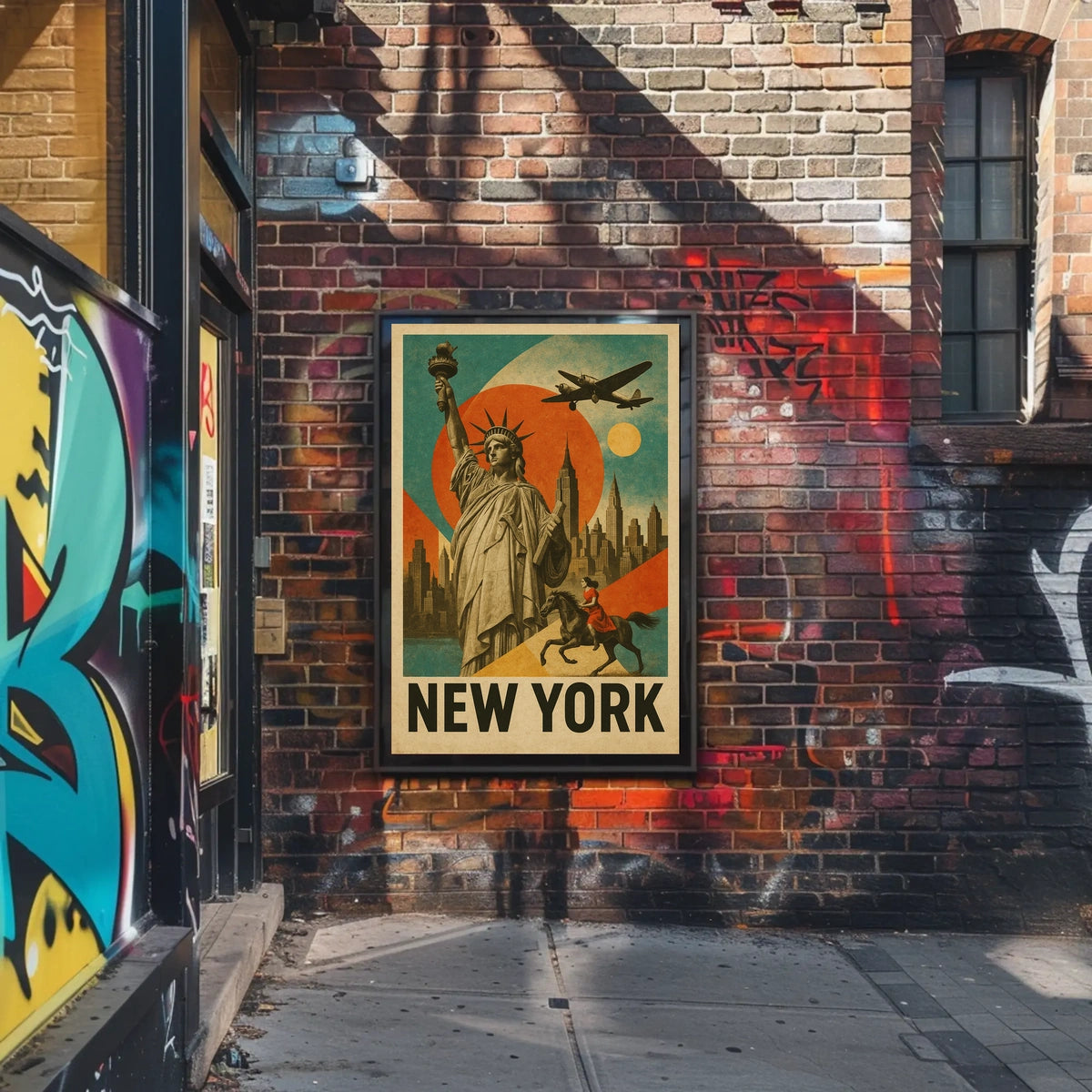 New York Iconic Imagery Poster
