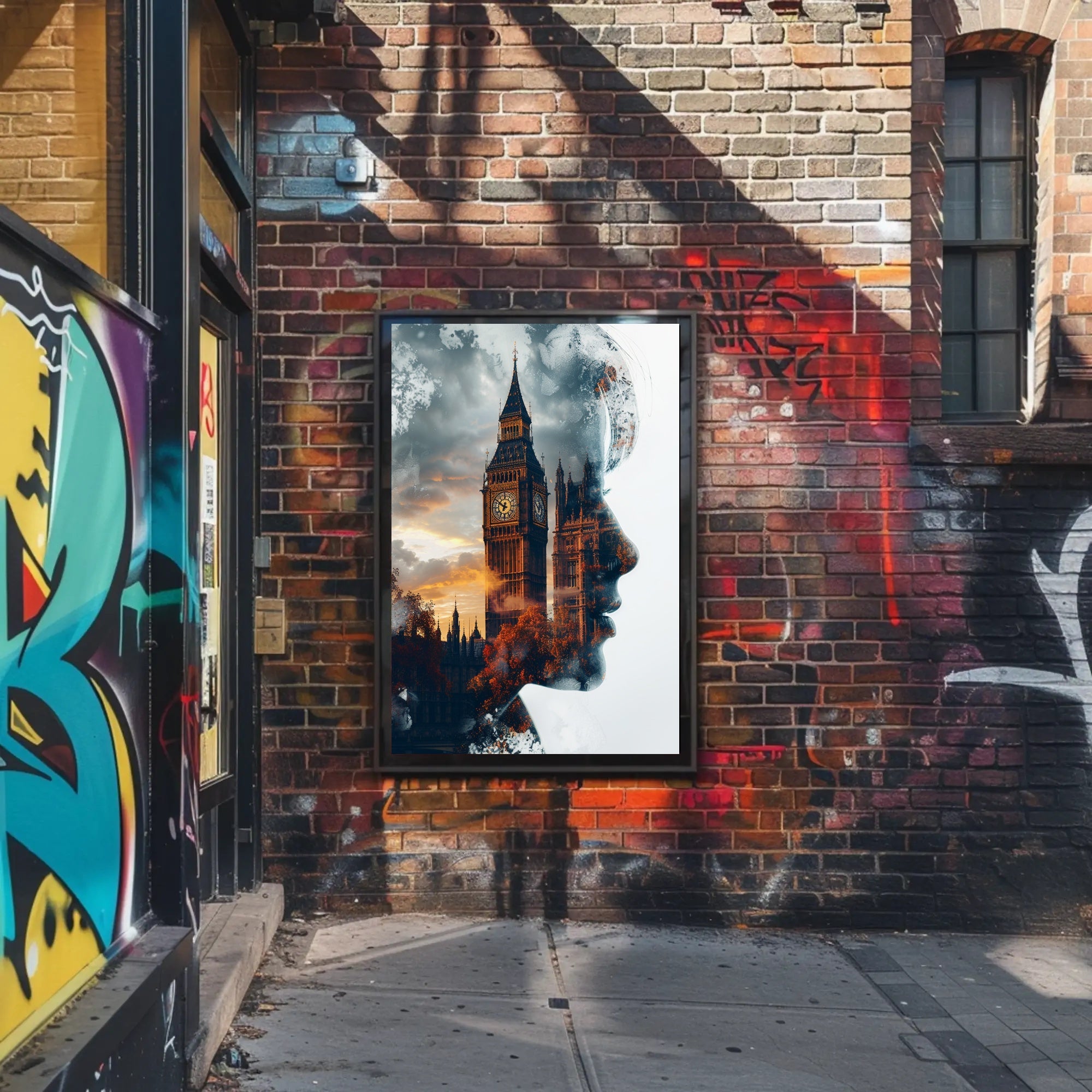 Reflections of London Art Print Poster for Home Decor and Wanderlust Enthusiasts PosterGoat