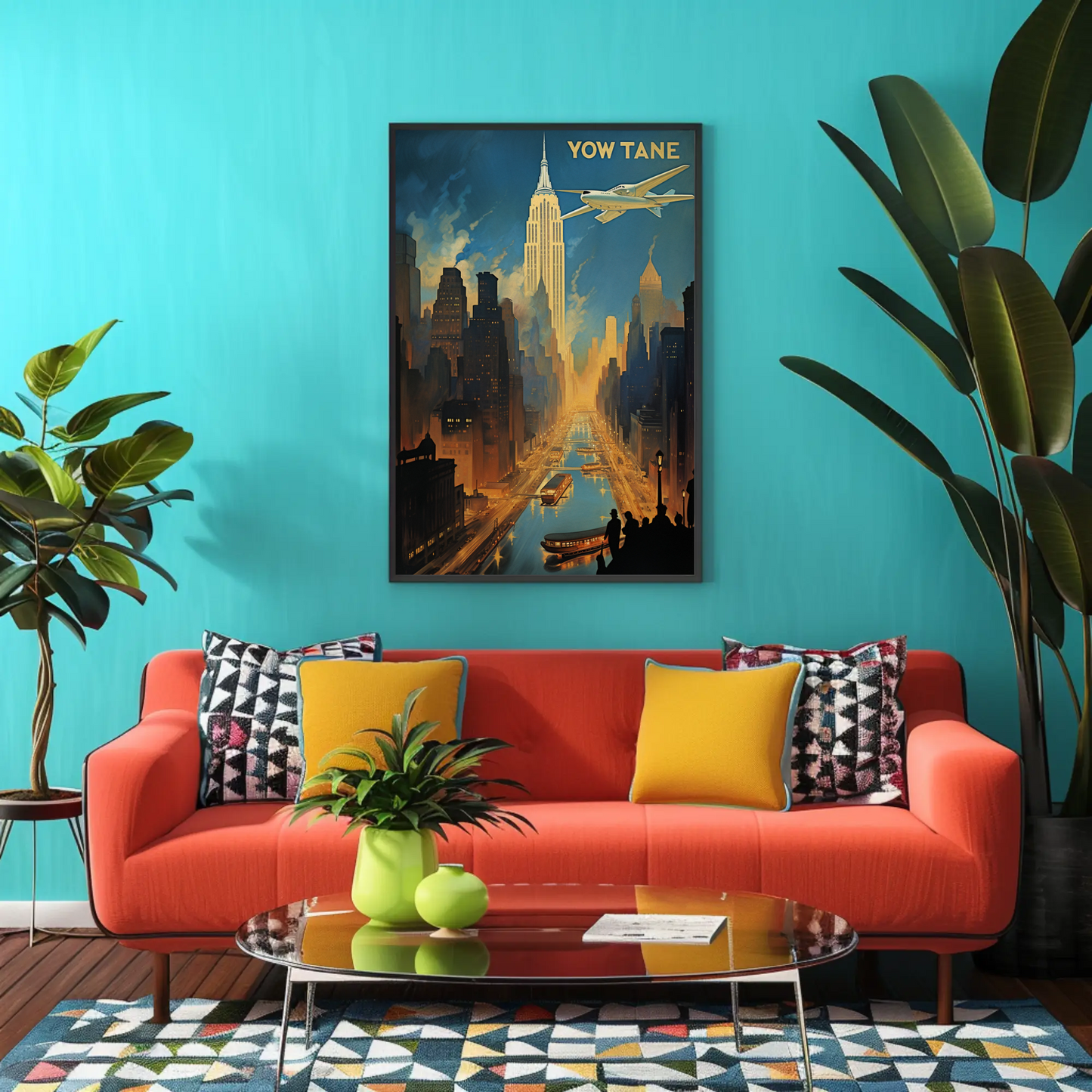 New York Vintage Travel Poster