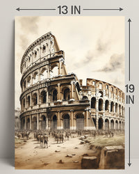 The Colosseum A Timeless Icon Poster
