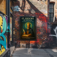 St. Isidore: Digital Age Patron Educational Poster