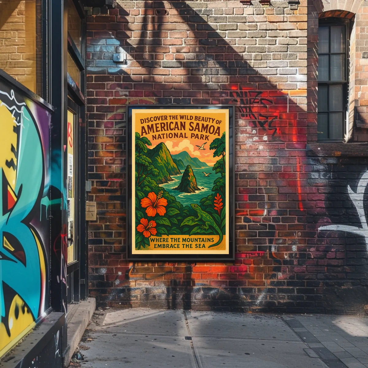 Discover American Samoa National Park Poster Art