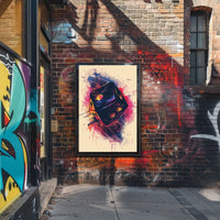 Vibrant Dice Explosion Poster