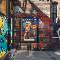 Albert Einstein Theory Of Relativity Poster
