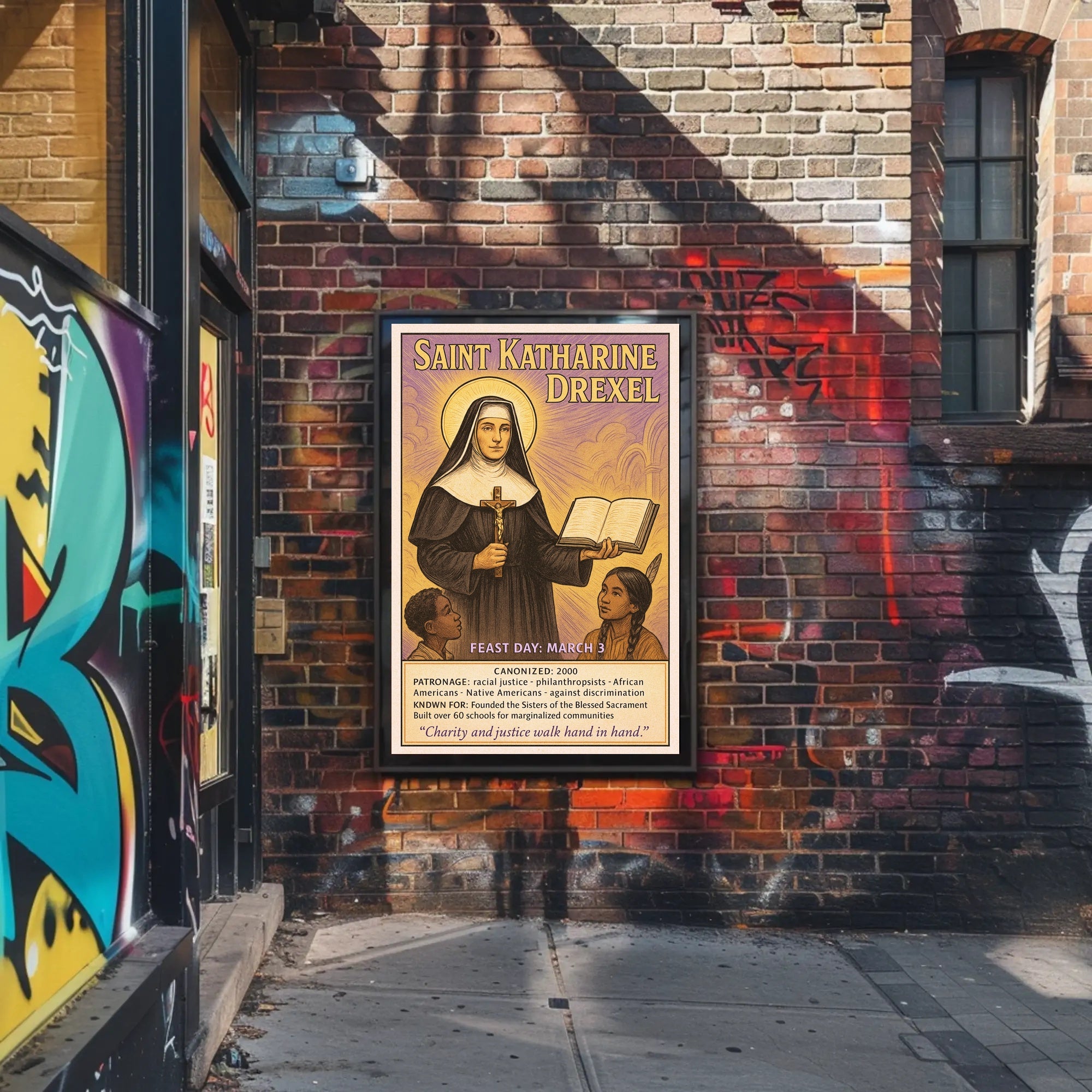 Saint Katharine Drexel Poster PosterGoat