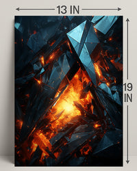 Crystalline Inferno Poster