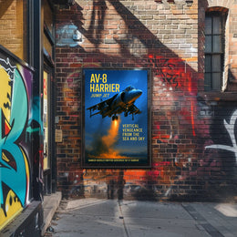 AV-8 Harrier Jump Jet Poster