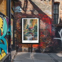 Giverny Garden Serenity: Impressionistic Artistic Poster PosterGoat