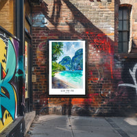 Koh Phi Phi Tropical Paradise Poster