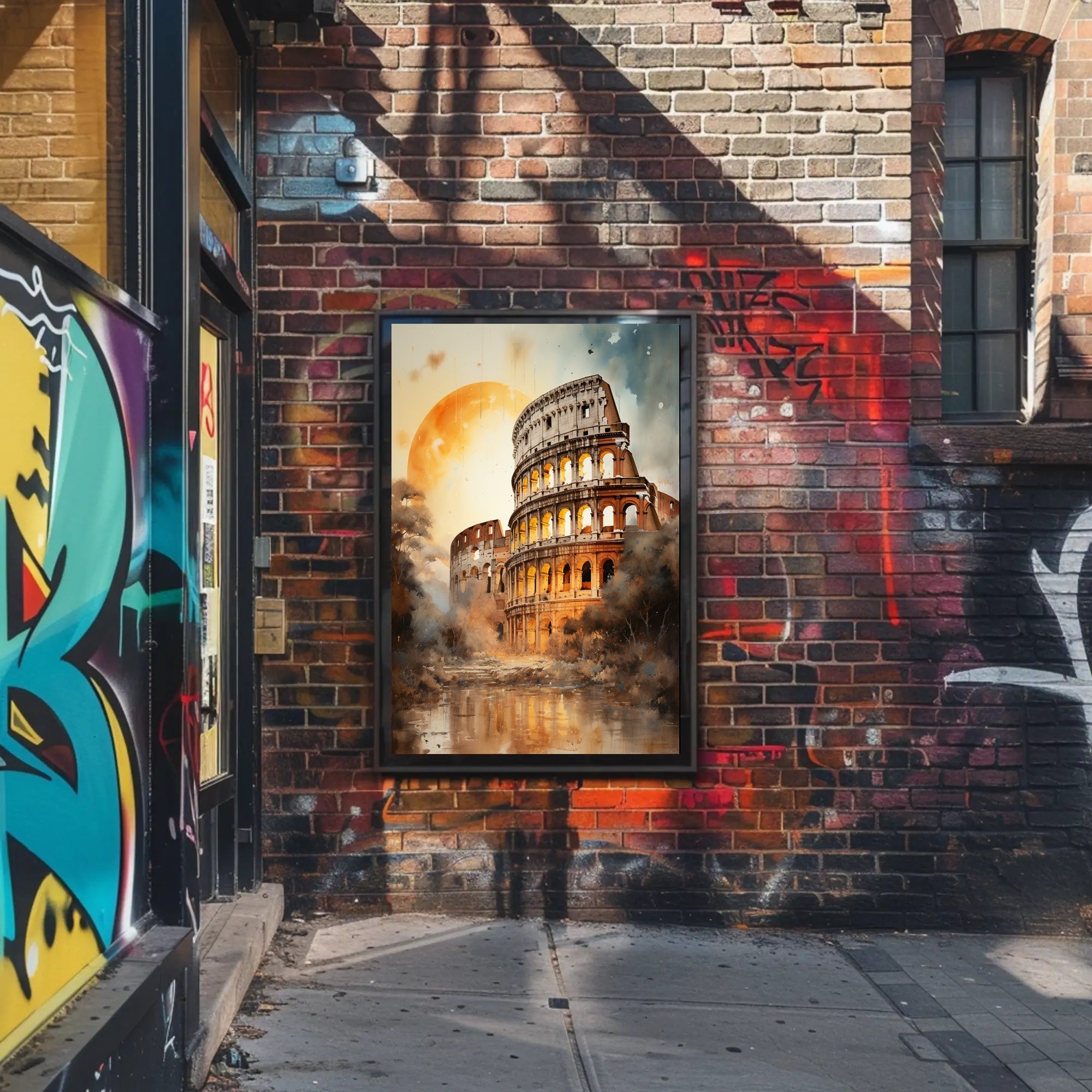 Colosseum At Dusk Poster