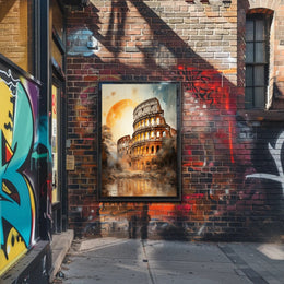 Colosseum At Dusk Poster