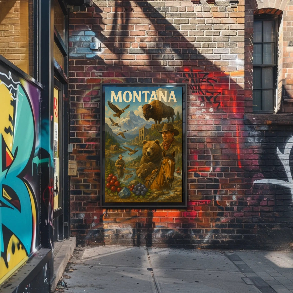 Montana Wilderness Poster